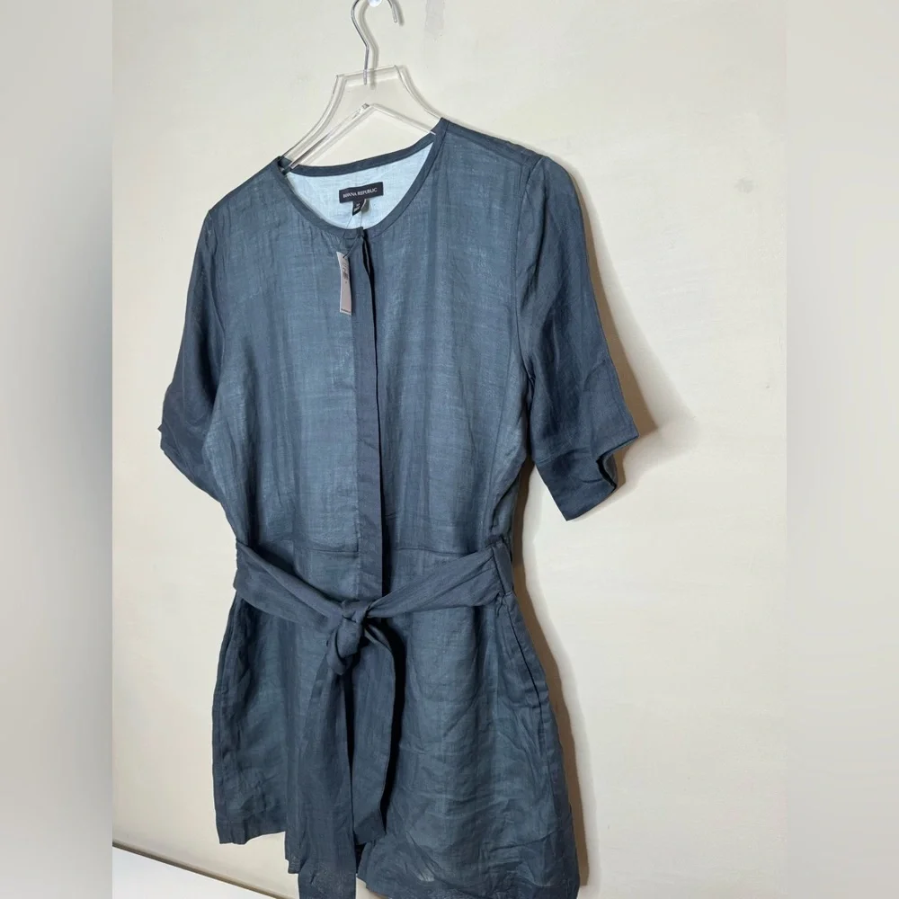 Banana Republic RAMIE ROMPER size 12 Color Turtle Green